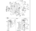Amana SRD526TW-P1313401WW cabinet parts diagram