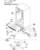 Ladders, lower cabinet and rollers