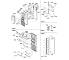 Amana SRDE327S3E-P1312501WE refrigerator door diagram