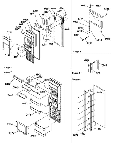 Refrigerator door