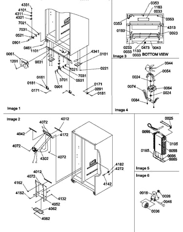 Drain systems, rollers, and evaporator assy