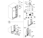 Amana SRDE327S3L-P1312501WL cabinet back diagram