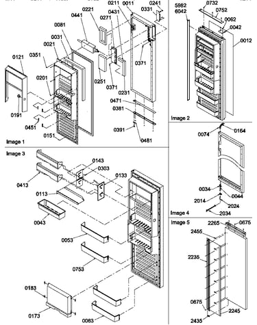 Refrigerator door