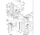 Amana SBDE20S4SW-P1190906WW cabinet parts diagram