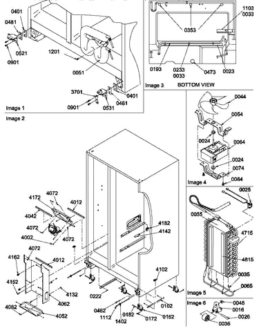 Drain system, rollers, and evaporator assy