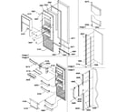 Amana SRD25VPE-P1190326WE refrigerator door diagram