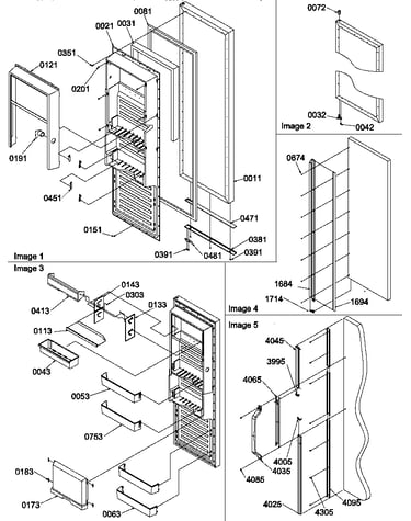 Refrigerator door