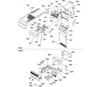 Amana SRD22VPSE-P1190322WE ice maker/control assy diagram