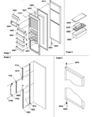 Refrigerator door and accessories