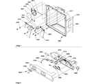 Amana SCD25TBL-P1303517WL ice/water cavity and electrical bracket assy diagram