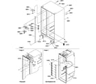 Amana SCD25TW-P1303516WW cabinet parts diagram