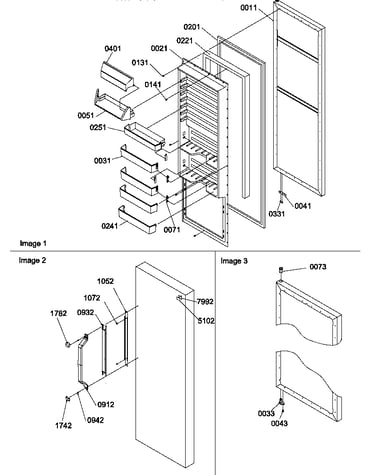 Refrigerator door