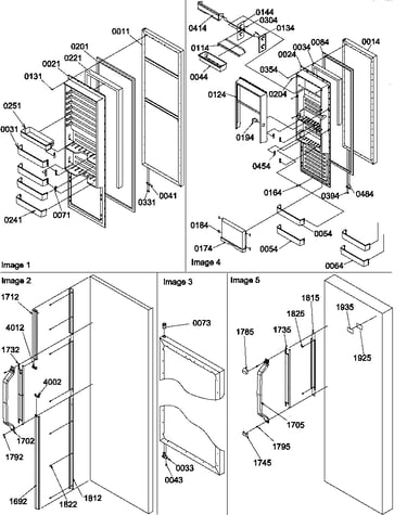 Refrigerator door