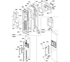 Amana SMD25TW-P1190429WW freezer door diagram