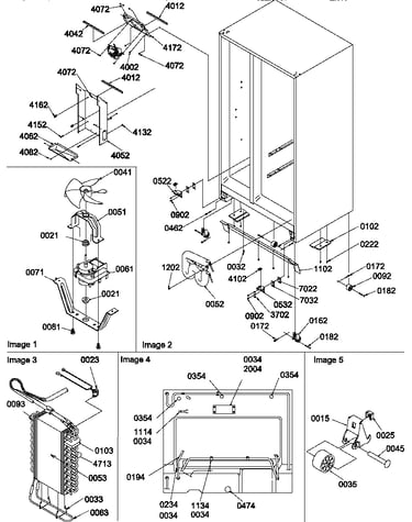 Drain system, rollers, and evaporator assy