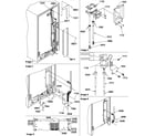 Amana SMD25TW-P1190429WW cabinet back diagram