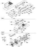 Ice bucket auger and ice maker parts