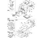 Amana AOES3030WW-P1132354NWW oven assy/bottom insulation diagram