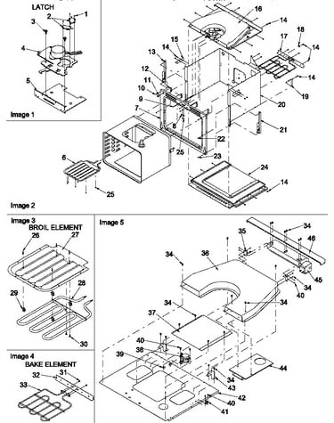 Oven assy/bottom insulation