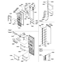 Amana SBIE20TPSW-P1190704WW refrigerator door diagram