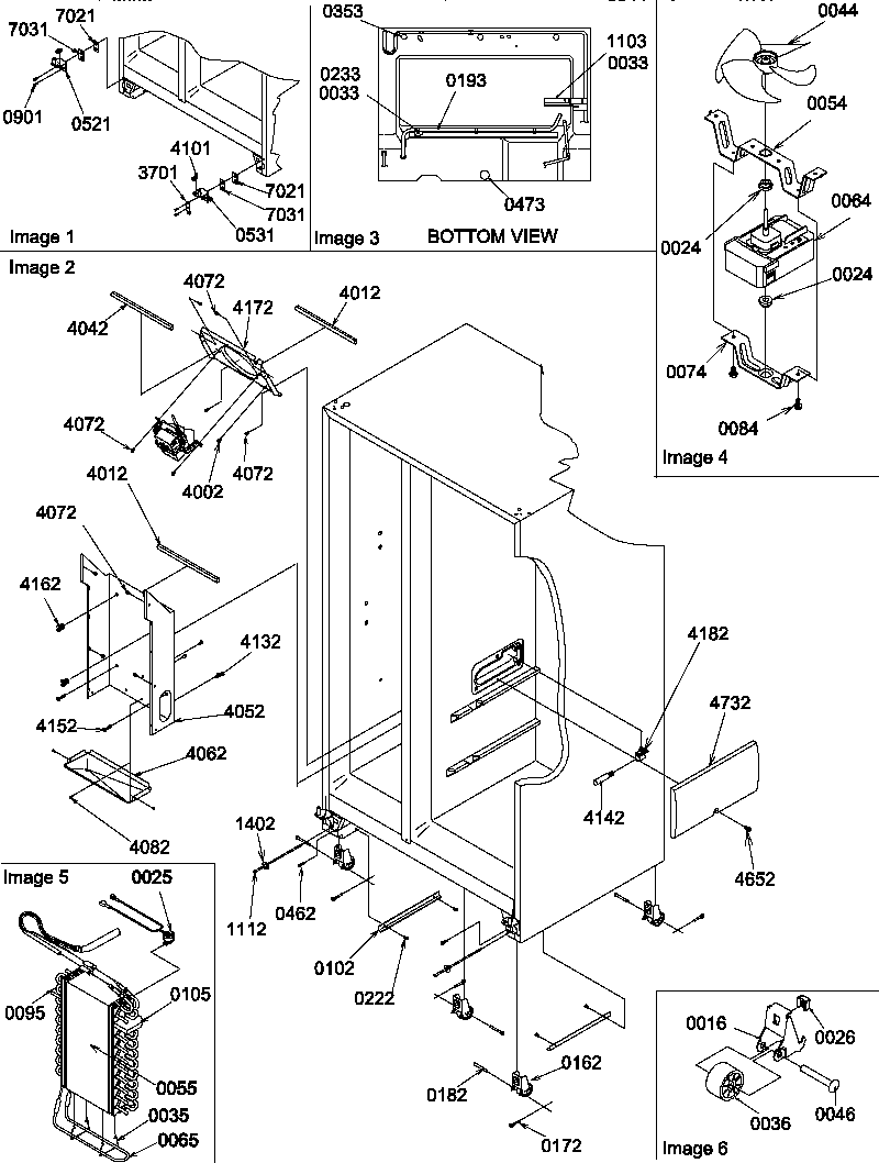 ROLLERS AND EVAPORATOR ASSEMBLIES