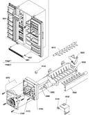 Toe grill and ice maker parts