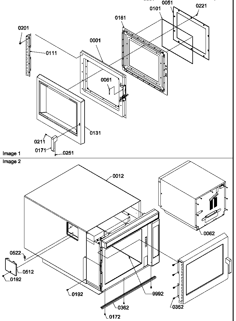 DOOR ASSEMBLY/REMOVAL & OUTER CASE