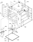 Oven cavity & stirrer system assemblies