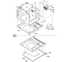 Amana UM2000C/P1194104M oven cavity assembly diagram