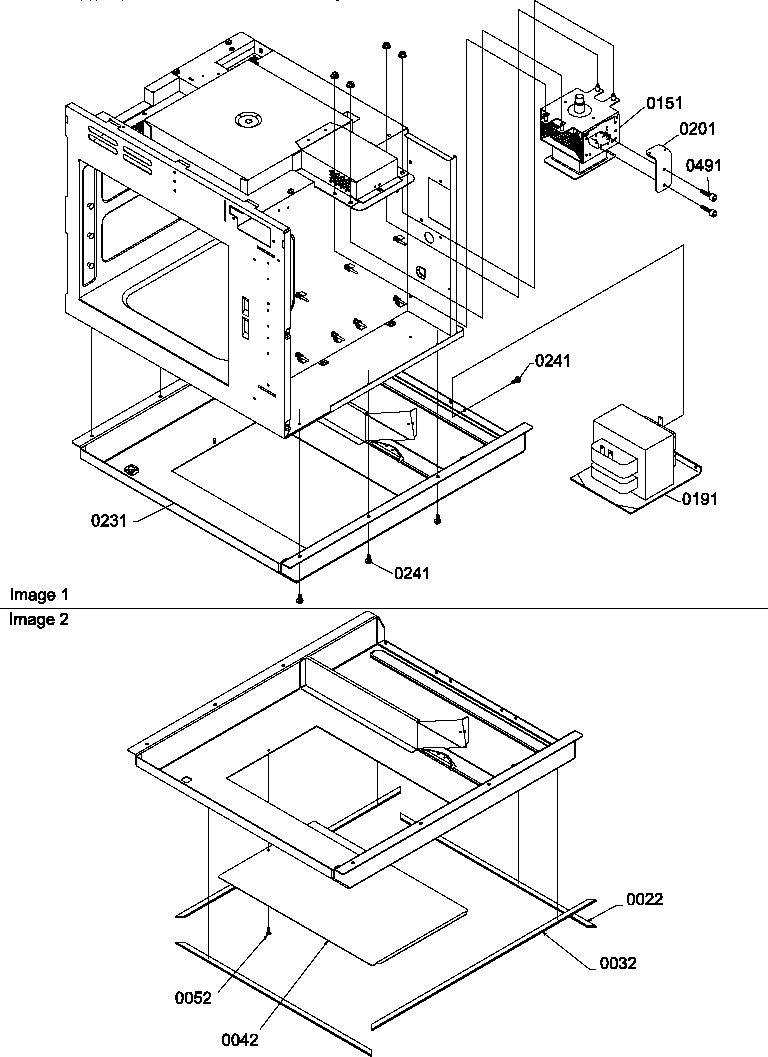 Oven cavity assembly