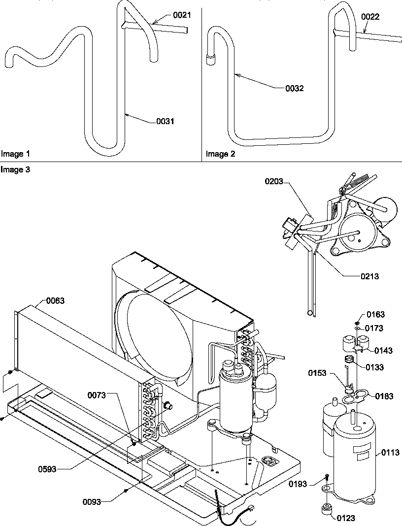 Compressor/tubing