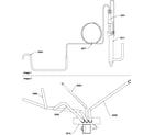 Amana PTH154A50AA/P1223525R sweat valve/capillary tubing diagram