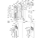 Amana SGD22TL-P1303510WL freezer door diagram