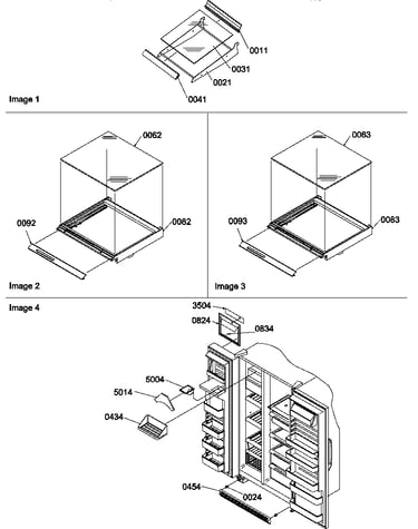 Shelf, crisper assemblies & toe grille
