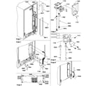 Amana SGD22TL-P1303510WL cabinet back diagram
