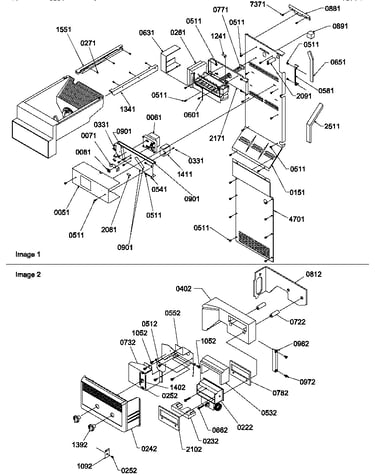 Ice maker/control assy