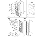 Amana SRD520TW-P1313101WW refrigerator door diagram
