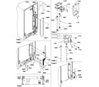 Amana SBD20TPSW-P1190005WW cabinet back diagram