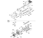 Amana SBD20TPW-P1190006WW ice bucket auger and ice maker parts diagram