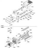 Ice bucket auger and ice maker parts