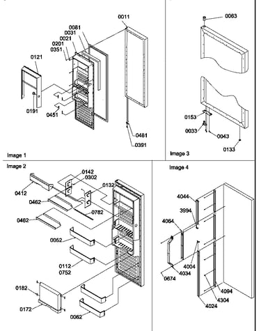 Refrigerator door