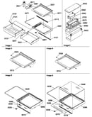 Deli, shelves, crisper assemblies and accessories