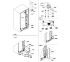 Amana SRD325S5W-P1313501WW cabinet back diagram