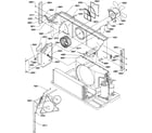 Amana PTC124A50AA/P1202226R chassis/compressor tubing diagram