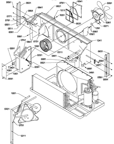 Chassis/compressor tubing