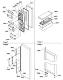 Refrigerator door and accessories