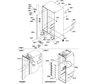 Amana SXD27TE-P1302801WE cabinet parts diagram