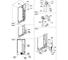 Amana SXD27TL-P1302802WL cabinet back diagram
