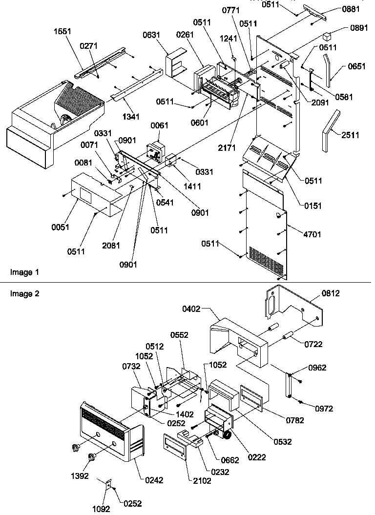 Ice maker/control assy
