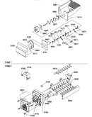 Ice bucket auger and ice maker parts